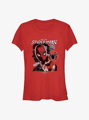 Marvel Spider-Man: No Way Home Who Is He? Girls T-Shirt