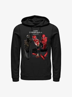 Marvel Spider-Man: No Way Home Three Poses Hoodie