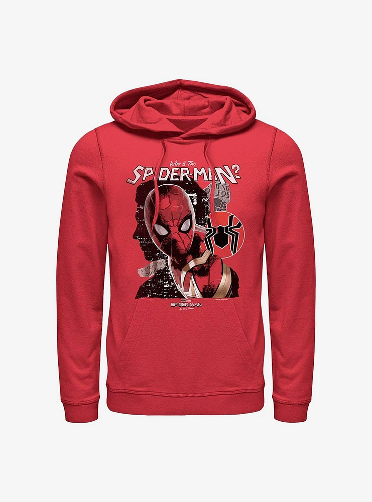 Marvel Spider-Man: No Way Home Who Is He? Hoodie