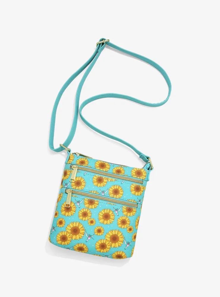 Loungefly Disney Pocahontas Flit & Sunflowers Crossbody Bag - BoxLunch Exclusive
