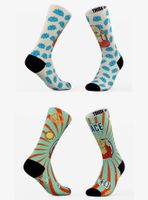 Lotus And Peace Bitty Buda Socks 2 Pack