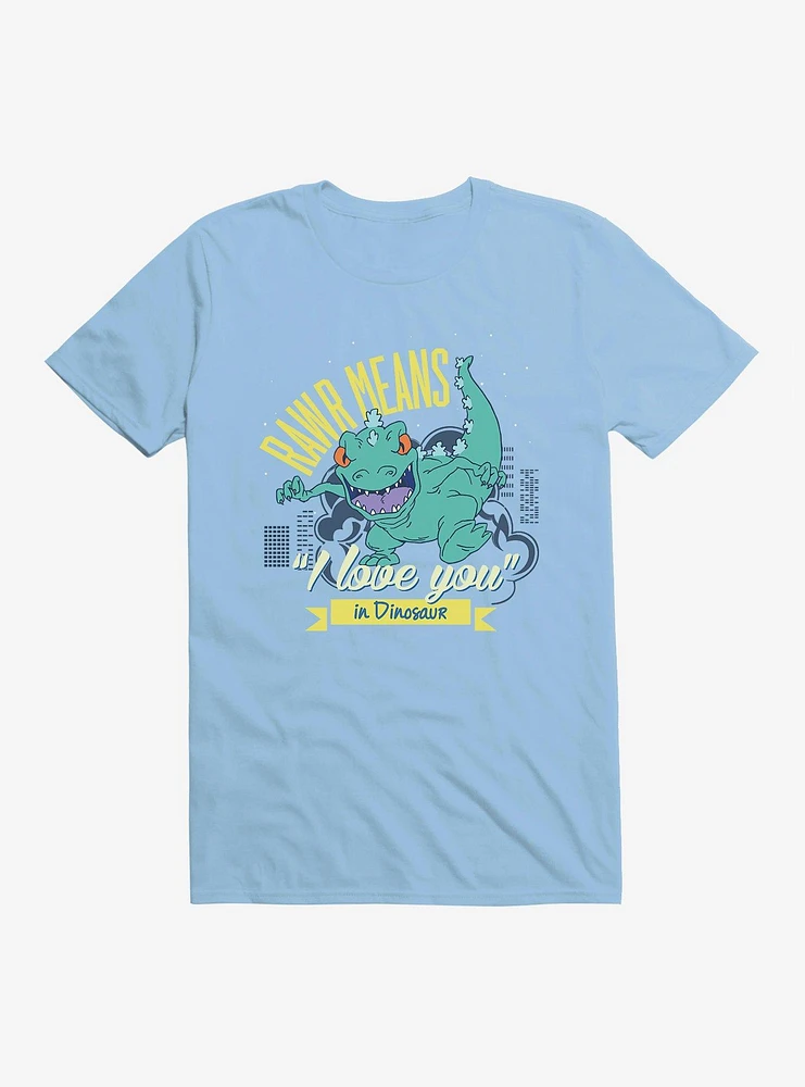 Rugrats Reptar Rawr Means I Love You Dinosaur T-Shirt