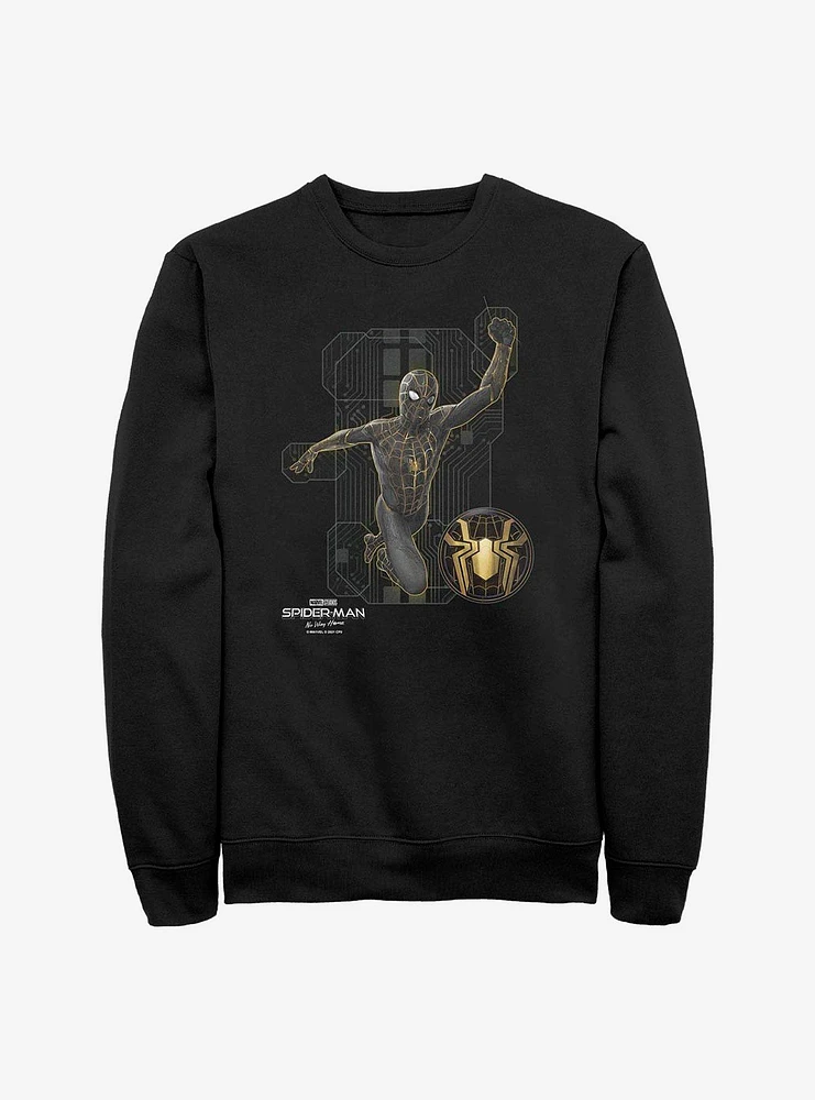 Marvel Spider-Man: No Way Home Black Tech Suit Sweatshirt