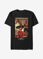 Marvel Spider-Man: No Way Home Three Panel Spidey T-Shirt