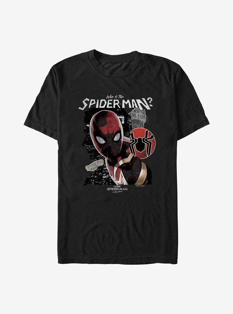 Marvel Spider-Man: No Way Home Unmasked Man T-Shirt