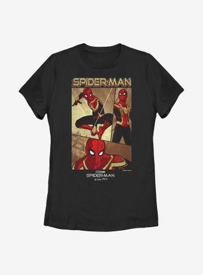 Marvel Spider-Man: No Way Home Three Panel Spidey Womens T-Shirt