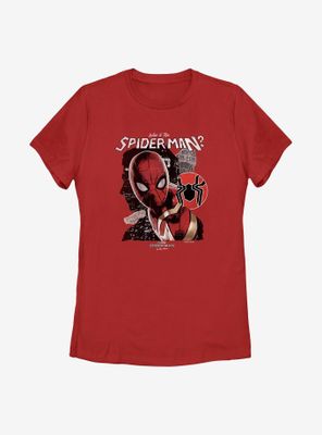 Marvel Spider-Man: No Way Home Unmasked Man Womens T-Shirt