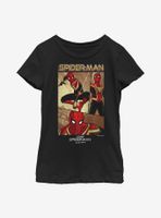 Marvel Spider-Man: No Way Home Three Panel Spidey Youth Girls T-Shirt