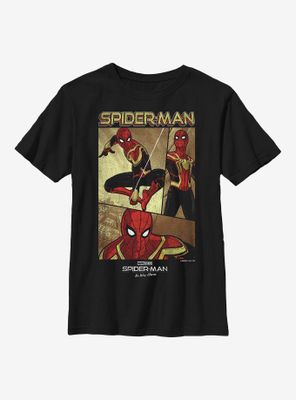 Marvel Spider-Man: No Way Home Three Panel Spidey Youth T-Shirt