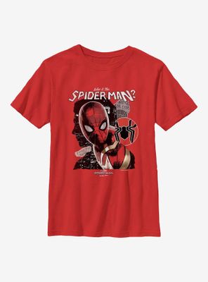 Marvel Spider-Man: No Way Home Unmasked Man Youth T-Shirt