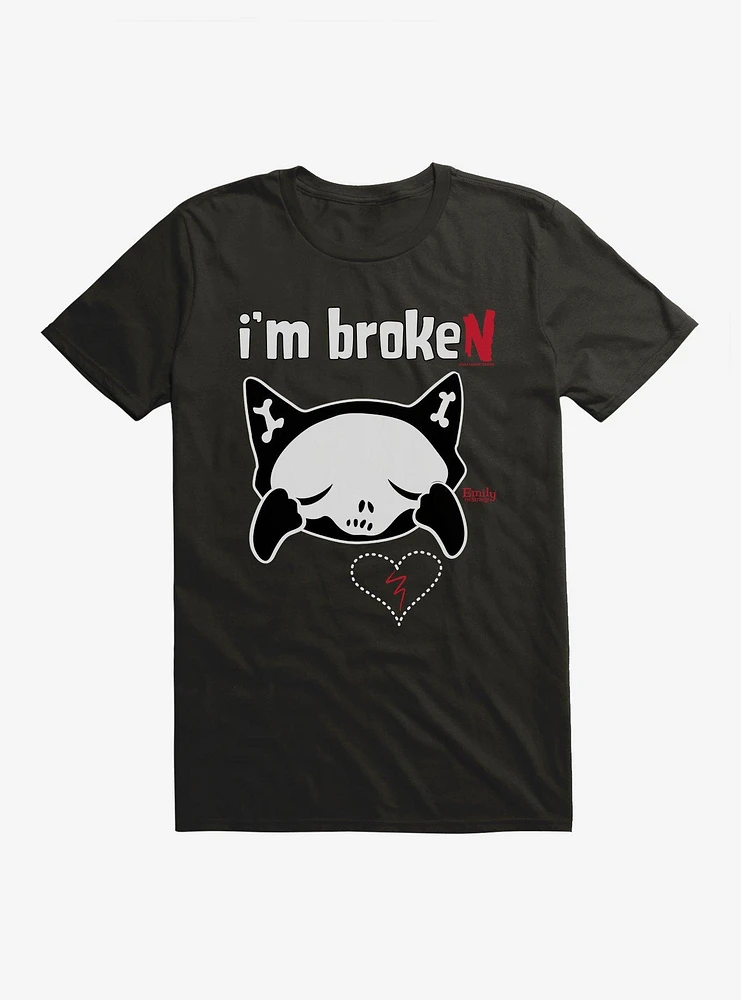 Emily The Strange Broken-Hearted T-Shirt