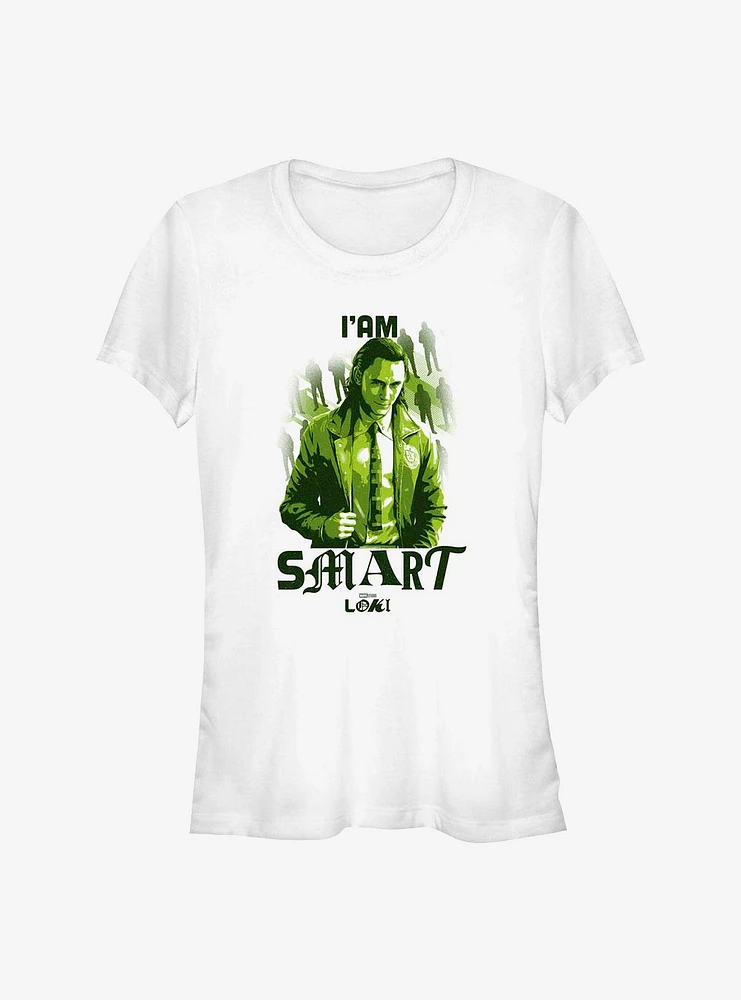 Marvel Loki Mischievous I'Am Smart Girls T-Shirt