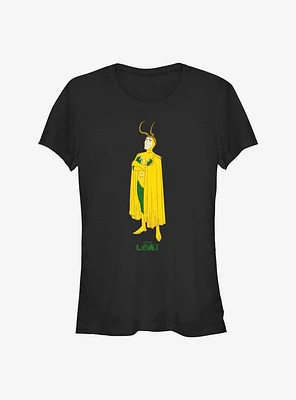 Marvel Loki Old Hero Girls T-Shirt