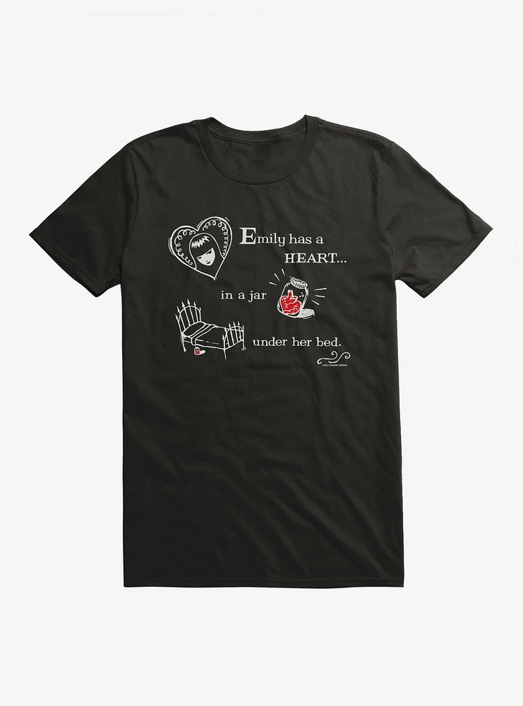 Emily The Strange Heart A Jar T-Shirt