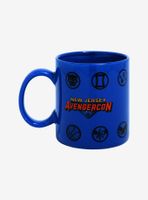 Marvel Ms. Marvel New Jersey Avengercon Logo & Avenger Icons Mug - BoxLunch Exclusive