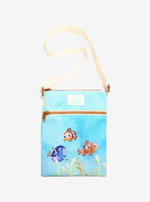 Loungefly Disney Pixar Finding Nemo Watercolor Passport Crossbody Bag