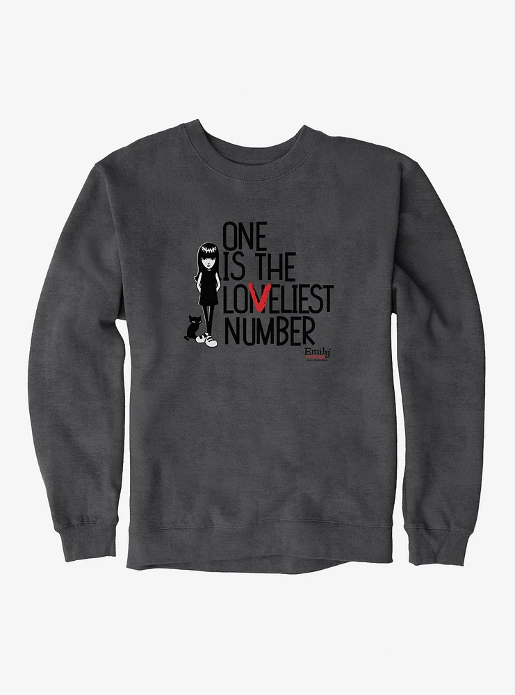 Emily The Strange Lovliest Number Sweatshirt