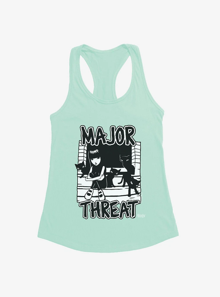 Emily The Strange Major Threat Girls Tank