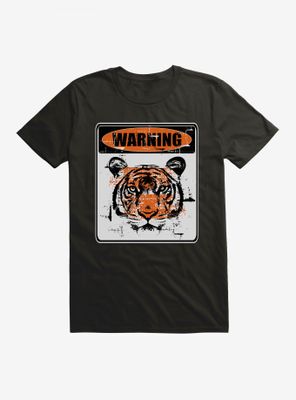 iCreate Tiger Warning Sign T-Shirt