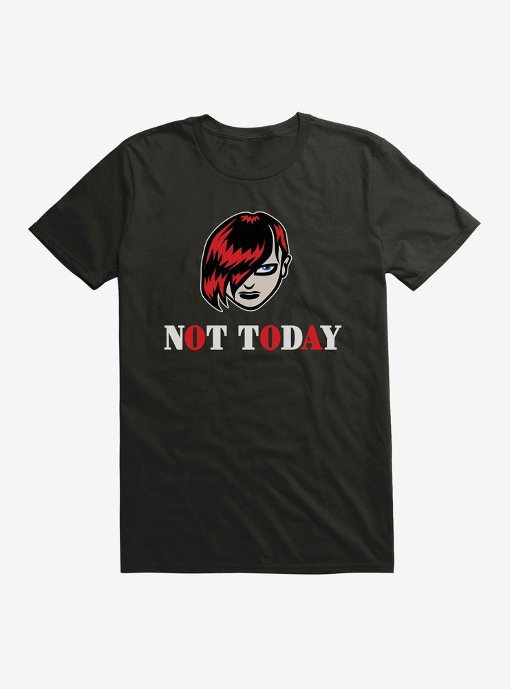 iCreate Not Today Goth Hair T-Shirt
