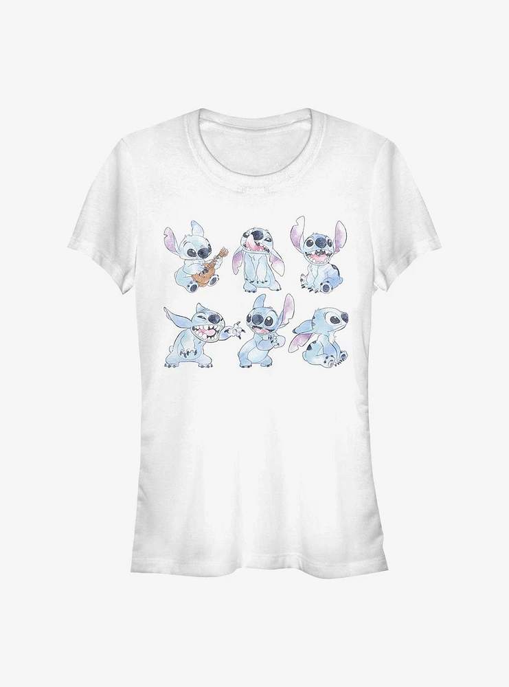 Disney Lilo & Stich Watercolor Girls T-Shirt