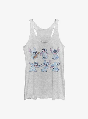 Disney Lilo & Stich Watercolor Girls Tank