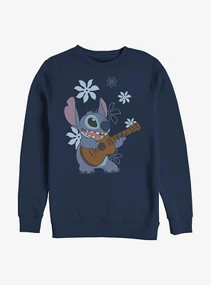 Disney Lilo & Stitch Flowers Crew Sweatshirt