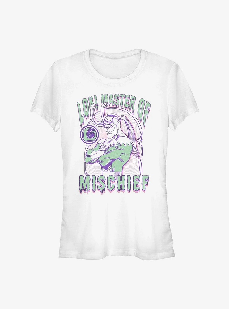 Marvel Loki Master Of Mischief Girls T-Shirt