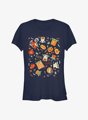 Star Wars The Mandalorian Child Candy Hunter Girls T-Shirt
