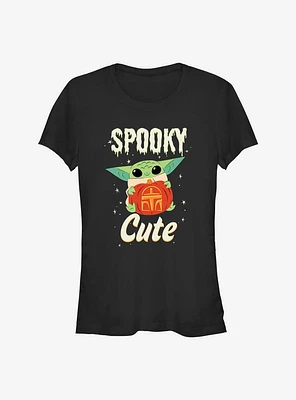 Star Wars The Mandalorian Child Spooky Cute Girls T-Shirt