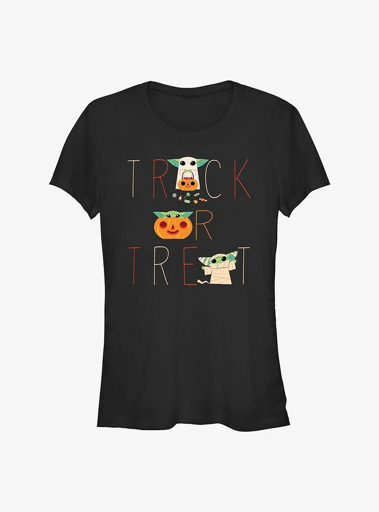 Star Wars The Mandalorian Trick Child Treat Girls T-Shirt