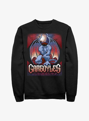 Disney Gargoyles Skyscrapers Crew Sweatshirt