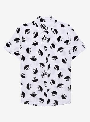 The Umbrella Academy Numbers Girls Woven Button-Up Plus