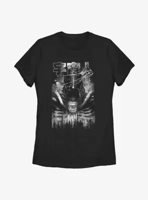 Alien Splatter Womens T-Shirt