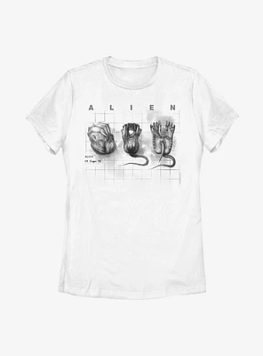 Alien Facehugger Concept Womens T-Shirt