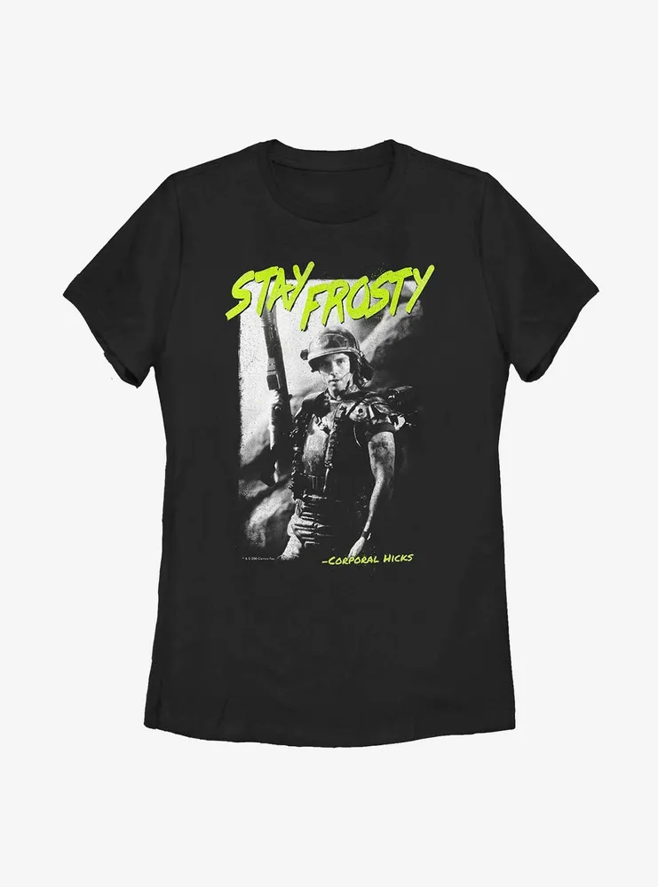 Alien Frosty Womens T-Shirt