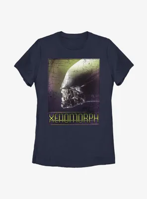 Alien Xenomorph Profile Womens T-Shirt