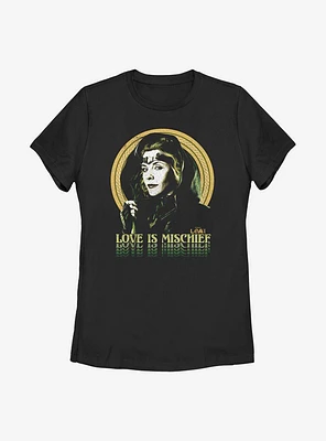 Marvel Loki For Love Of Mischief Womens T-Shirt