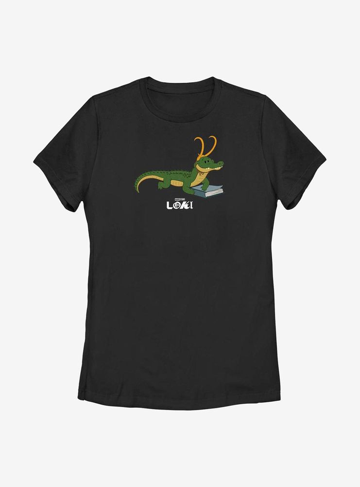 Marvel Loki Gator Hero Womens T-Shirt