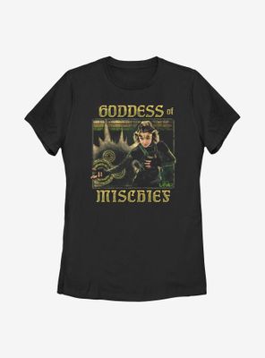 Marvel Loki Mischievious Goddess Womens T-Shirt
