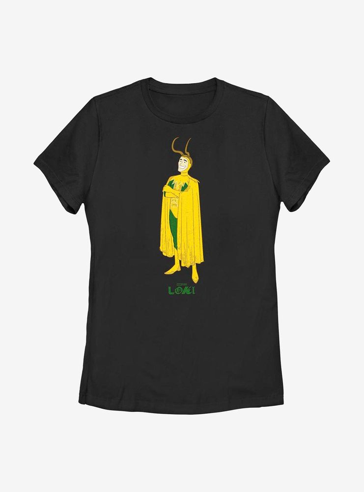 Marvel Loki Old Hero Womens T-Shirt