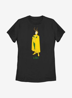 Marvel Loki Old Hero Womens T-Shirt