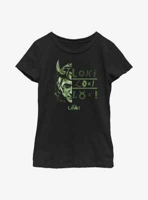 Marvel Loki Big Metaphor Youth Girls T-Shirt