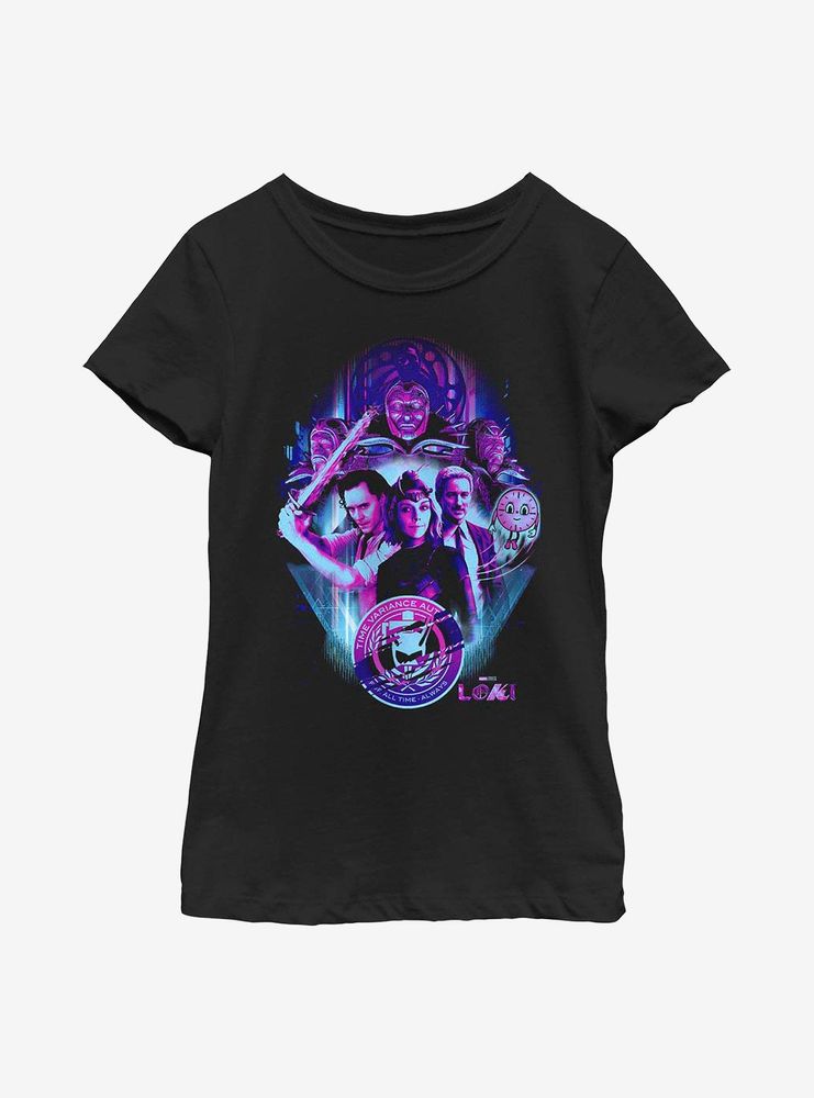 Marvel Loki Breaking My Reality Youth Girls T-Shirt