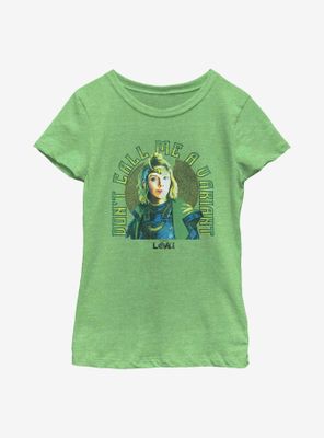 Marvel Loki Time For Sylvie Youth Girls T-Shirt