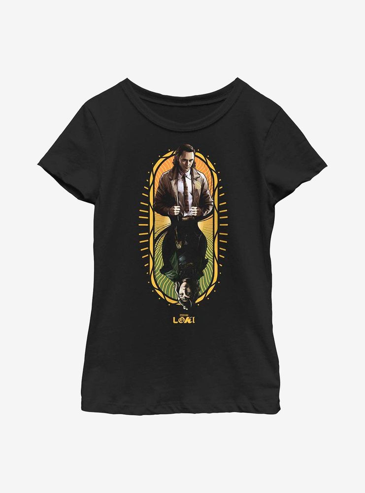 Marvel Loki Time Switch Youth Girls T-Shirt