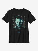 Marvel Loki Good Vs Evil Youth T-Shirt