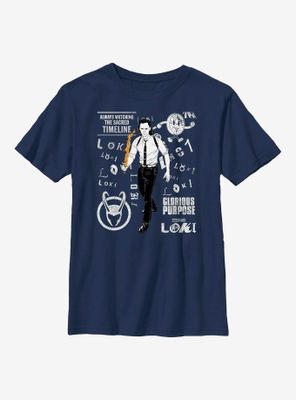 Marvel Loki Scramble Youth T-Shirt