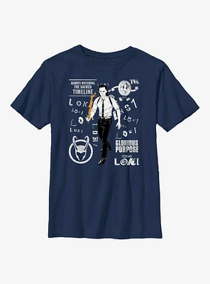 Marvel Loki Scramble Youth T-Shirt