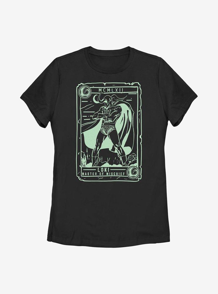 Marvel Loki Collector Card Womens T-Shirt